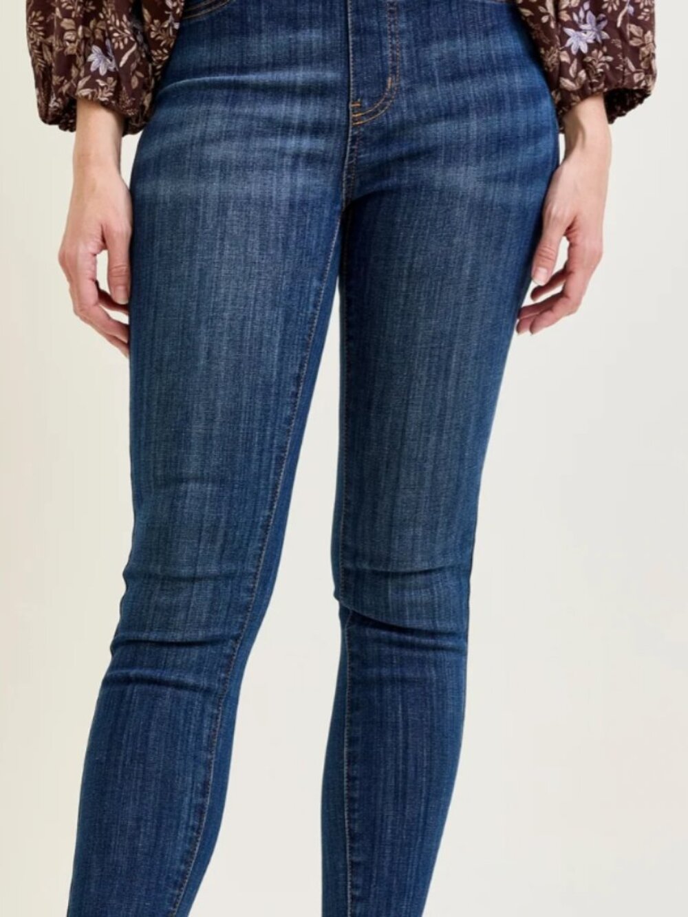 Sienna Patch Pocket Pull-On Classic Skinny Jeans - Size 1/25